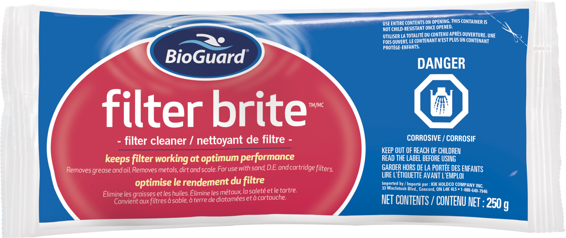 BioGuard Filter Brite 250g - POOL FILTER BRITE - 250g