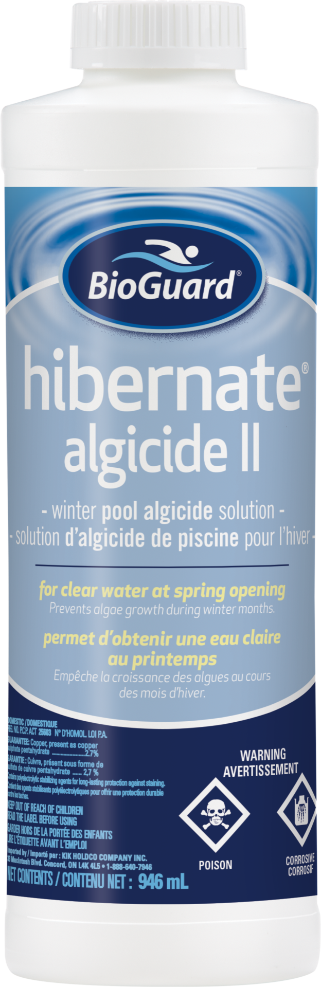 BioGuard Hibernate Algicide II 946ml - HIBERNATE ALGICIDE II -946ml