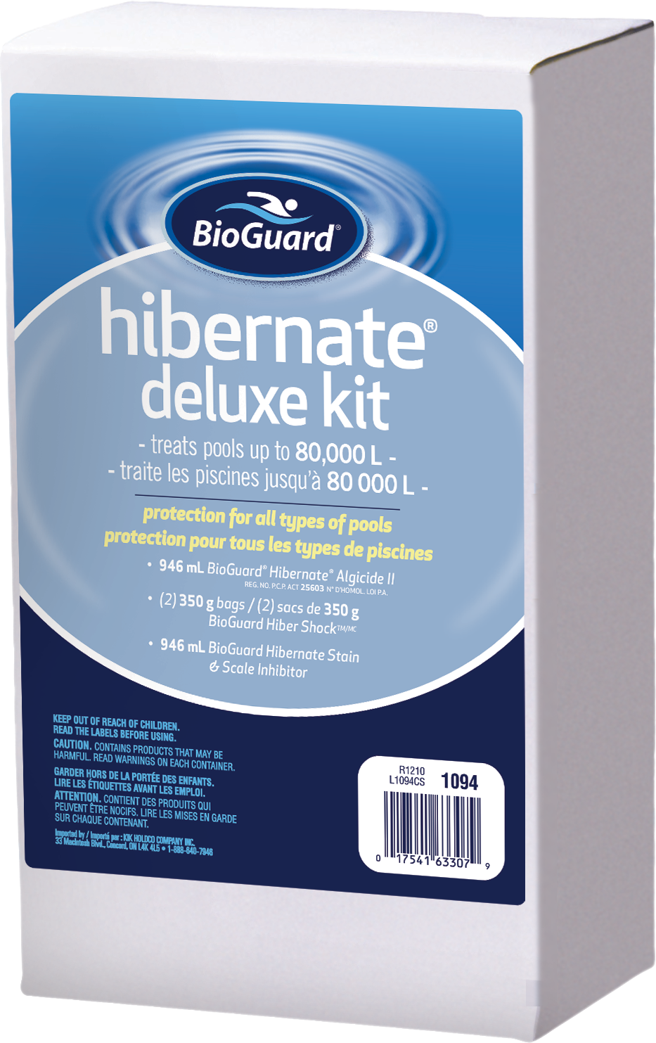BioGuard Hibernate Closing Kit Deluxe 80000L - HIBERNATE POOL CLOSING KIT - SALT POOLS