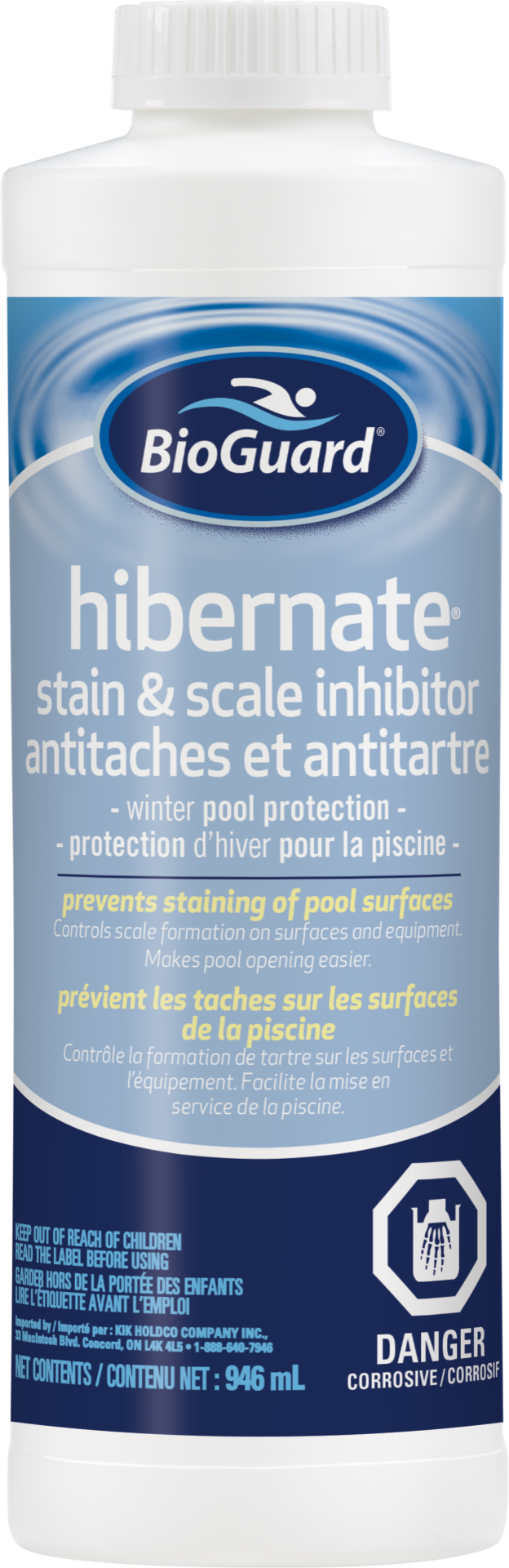 BioGuard Hibernate Stain Scale Inhibitor 946ml - HIBERNATE STAIN & SCALE - 946ml