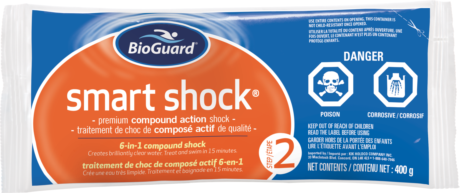 BioGuard Smart Shock 400g - SMART SHOCK CASE (12X400g)