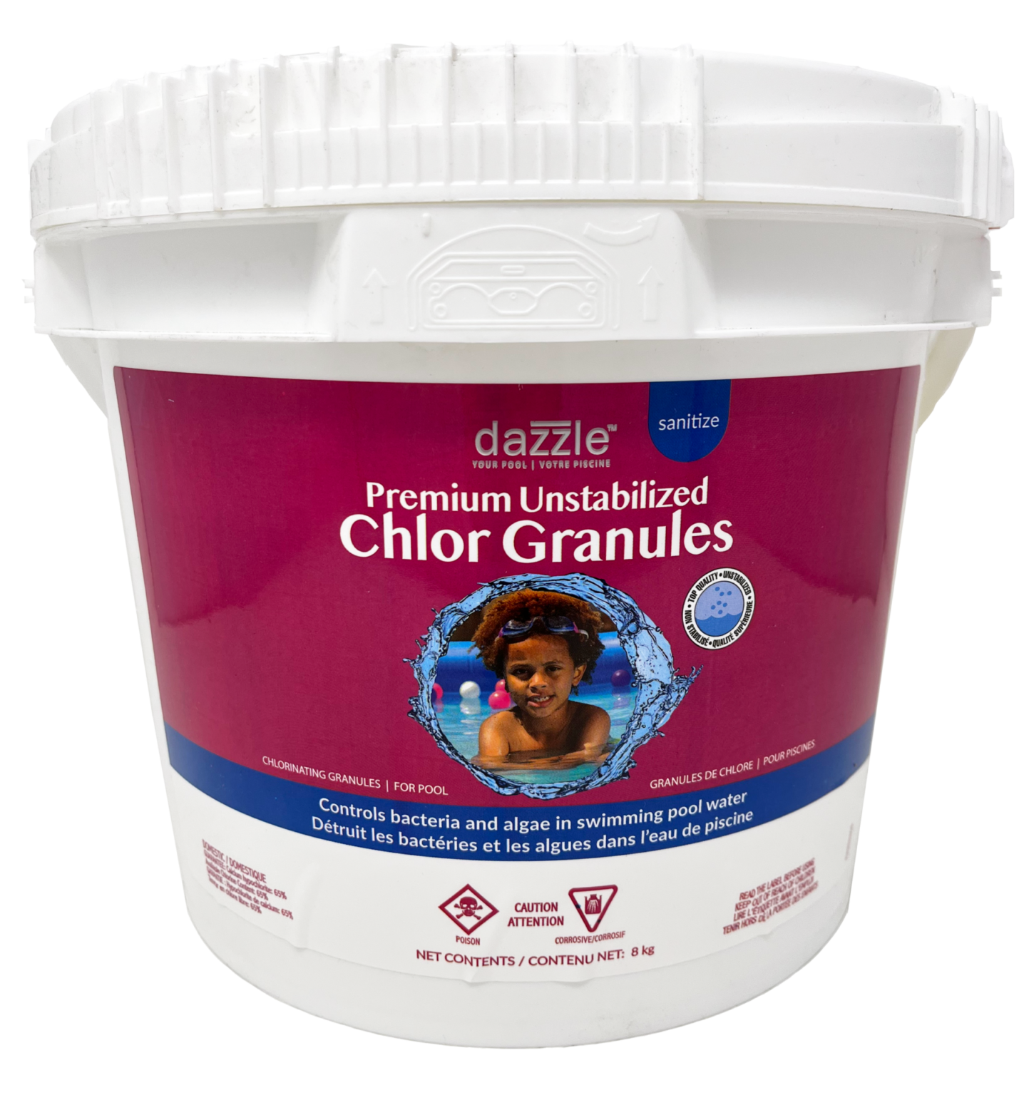 PREMIUM UNSTABILIZED CHLORINE 8kg WaveMaker Pool Spa Showroom