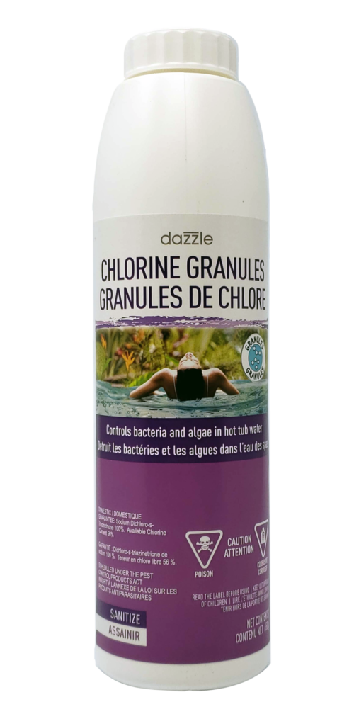 DAZ08301 Chlorine Granules 650 g 500x1015 - STABILIZED CHLORINE GRANULES - 650g