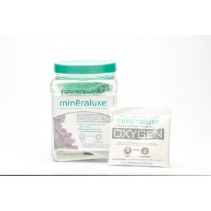 Mineraluxe Oxygen 12x40g with sachet displayed scaled 300x300 - Cart
