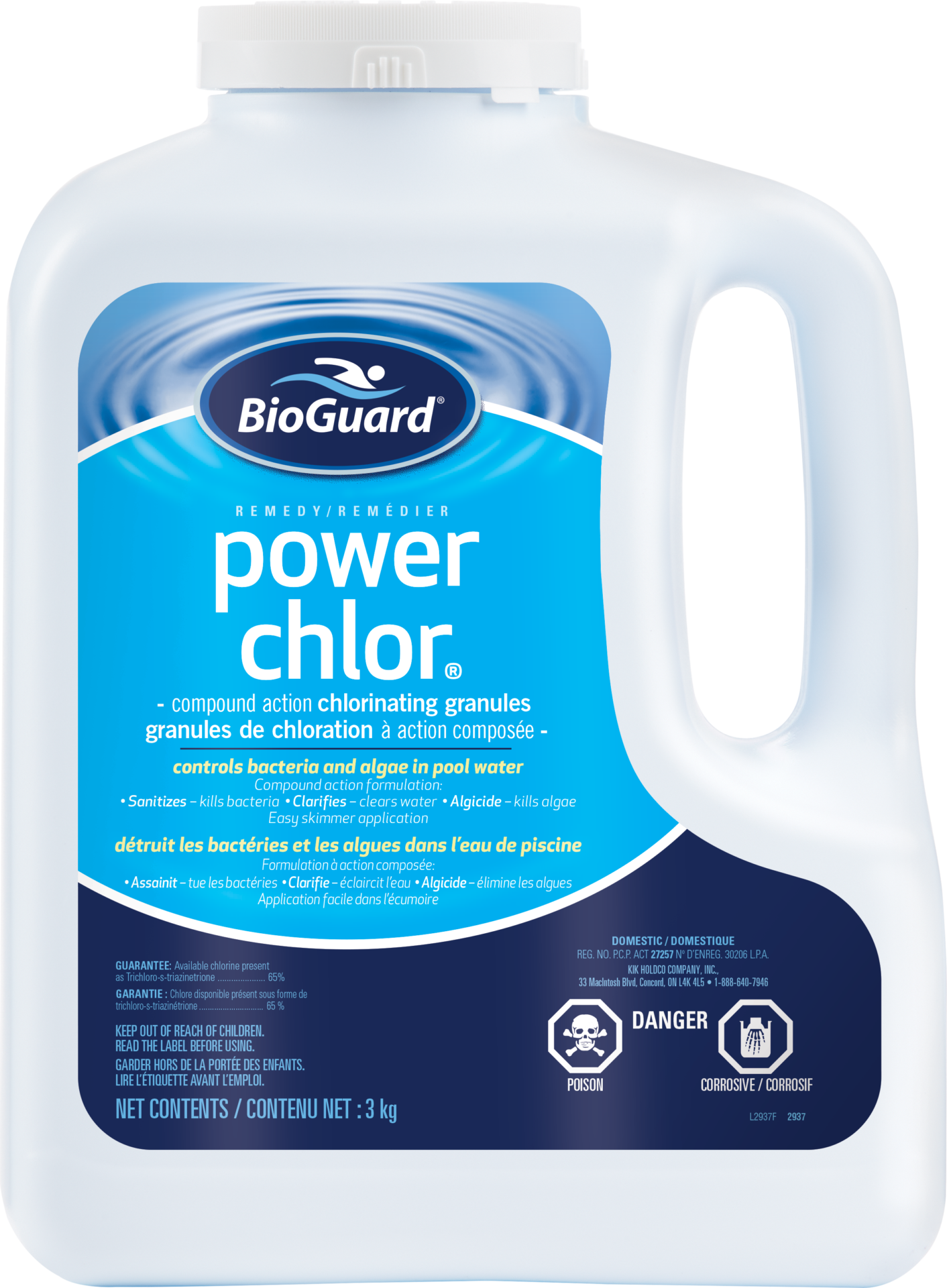 Power Chlor 3kg - POWER CHLOR - 3kg