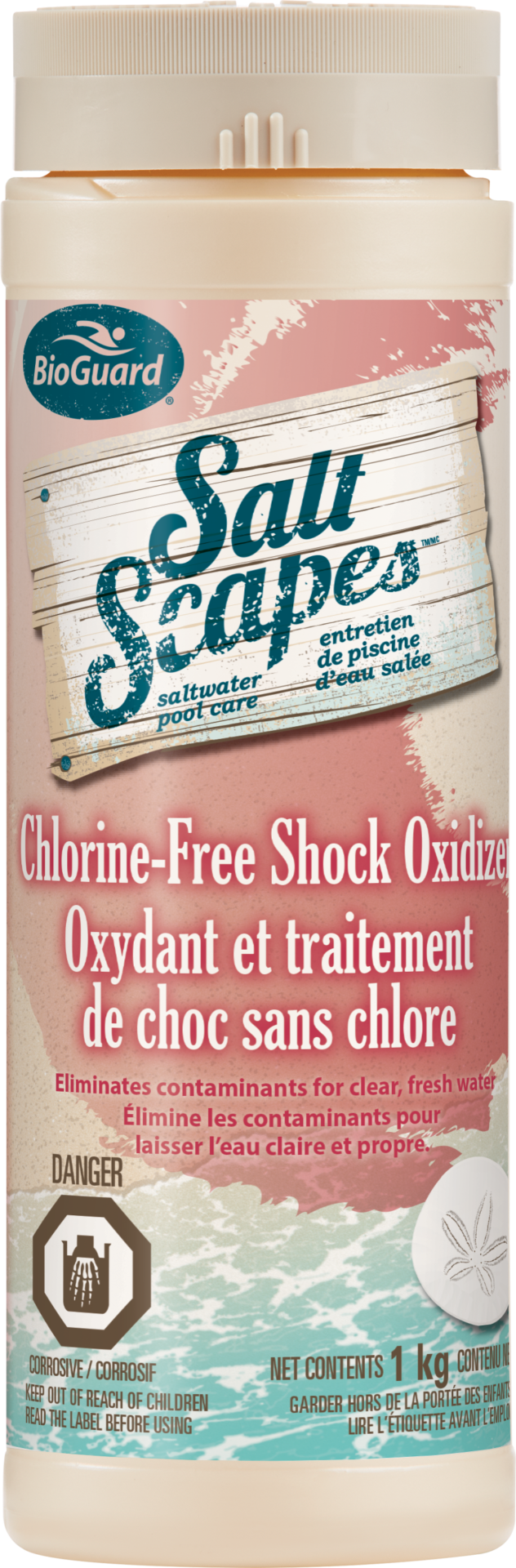 SaltScapes Chlorine Free Shock Oxidizer 1kg - SALTSCAPES CHLORINE FREE SHOCK OXIDZER - 1KG