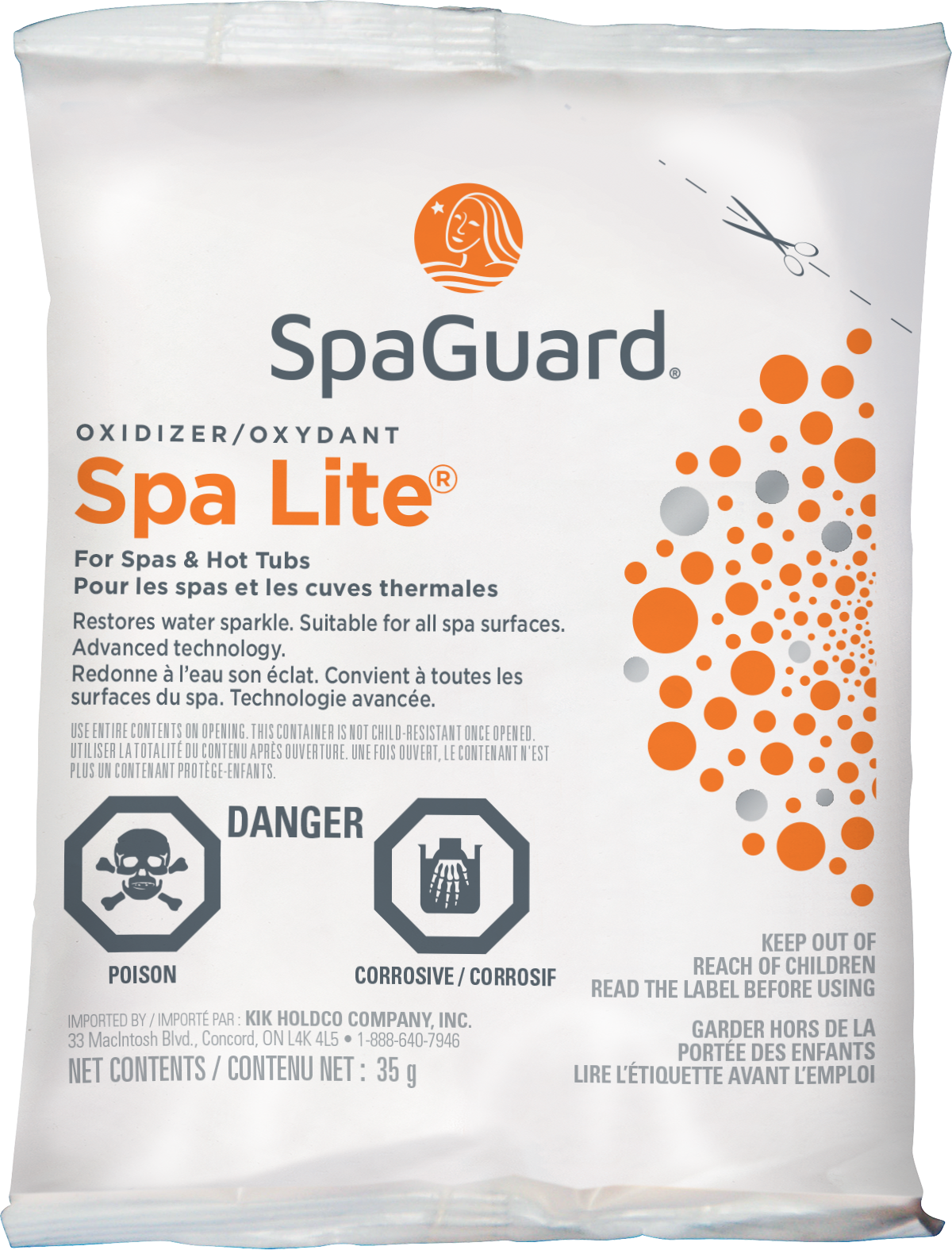 SpaGuard Spa Lite 35g individual bags - SPA LITE BOX 13 X 35g