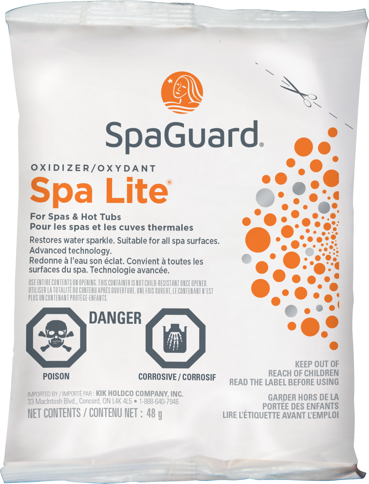 SpaGuard Spa Lite 48g individual bags - SPA LITE - BAGS (6X48G)