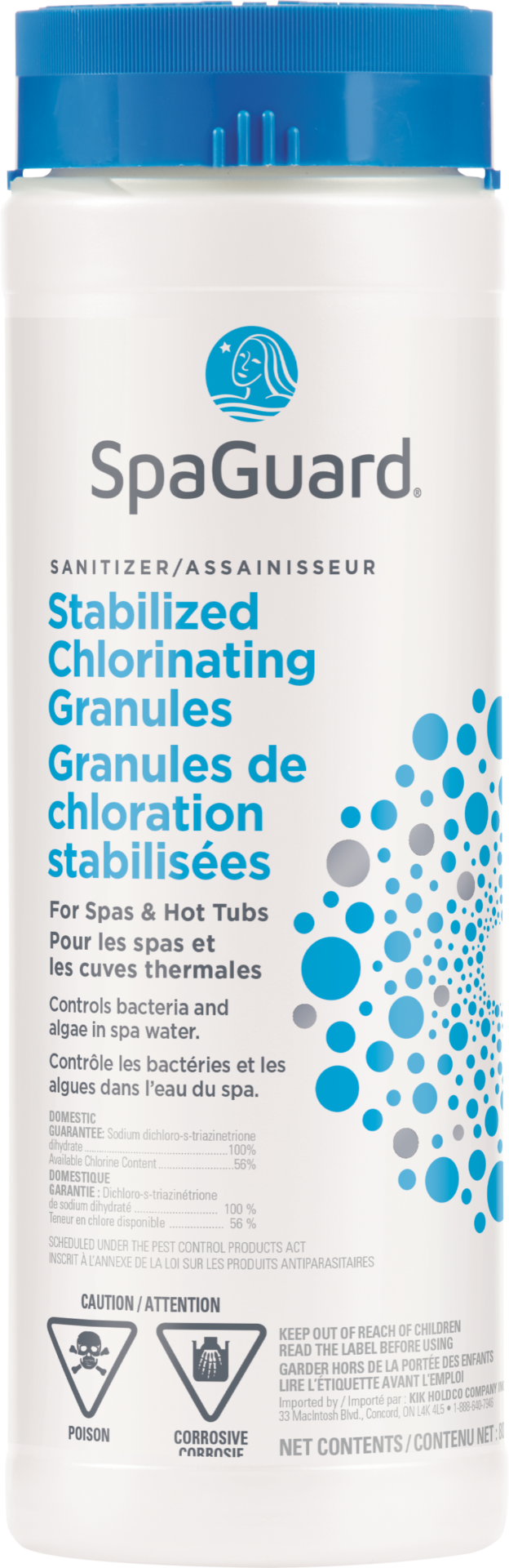 SpaGuard Stabilized Chlorinating Granules 800g - SPAGUARD STABILIZED CHLORINATING GRANULES - 800g