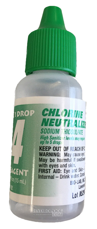 N4 - Chlorine Neutralizer - 1/2 oz - 15ml